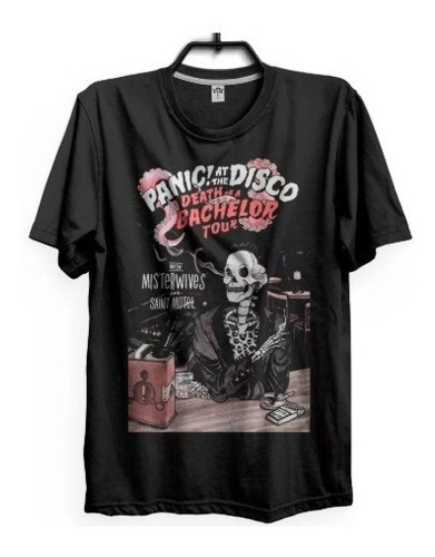 Camiseta Panic At The Disco Brandon Urie Lançamento Skull