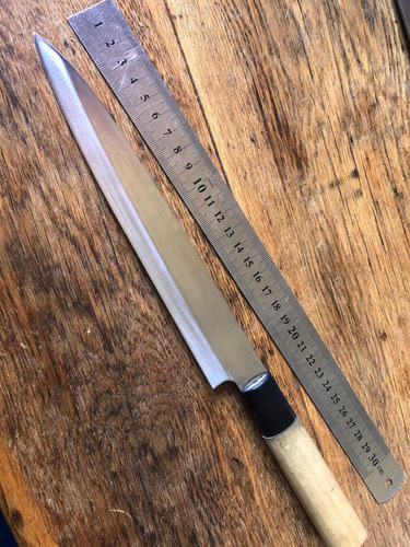 Cuchillo De Sushi Japonés Usado. 20 Cm Hoja .