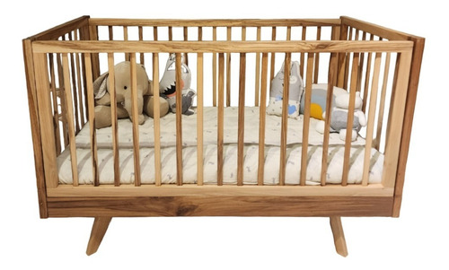 Cuna Cama Cuarto Bebe Colecho Charriot En Madera Petiribi