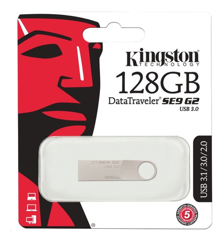 Flash Memory 128gb Kingston Dtse9 G2 Usb 3.0 Pendrive