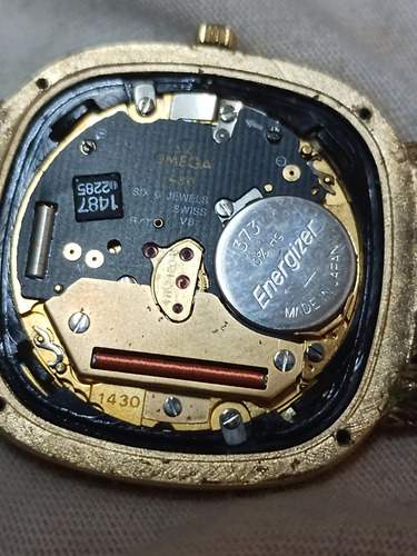 Reloj Omega Deville Quartz Vintage Para Hombre Dorado Dorado Dorado (Usado)