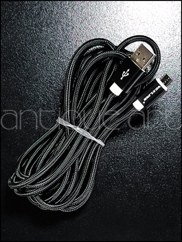 A64 Cable Usb A Micro Usb Nylon 3 Metros Celular Samsung