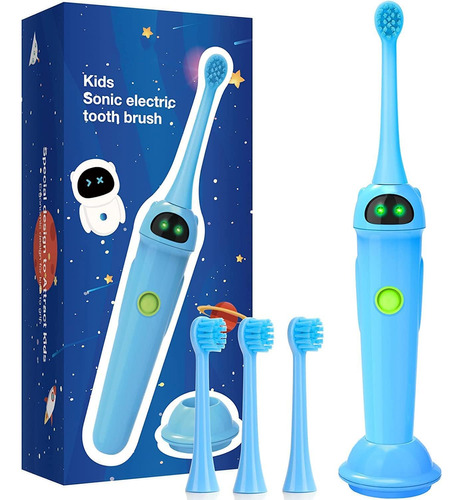 Nbgrlvs Cepillo De Dientes Electrico Sonico Para Ninos, 2 Mo