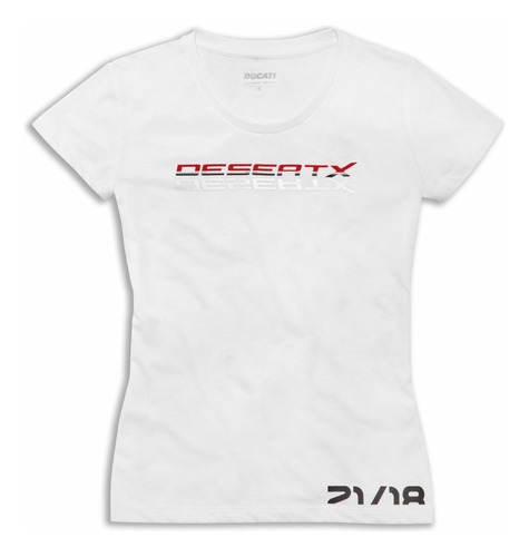 Playera Ducati Logo Desert X Para Dama