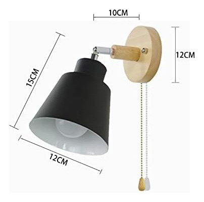 Aplique De Pared Moderno Con Interruptor De Cable De Tracció