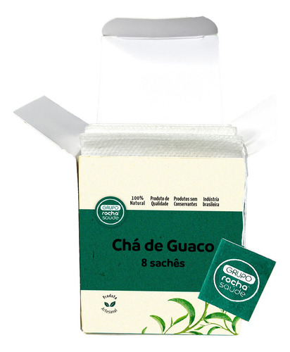 Chá Rocha Saúde ervas em sachê Chá de Guaco 20 g 8 u
