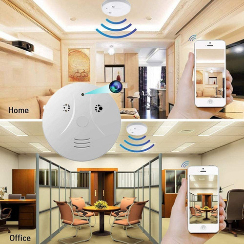 Camara Gogo Electronics SHUMOWIFI Espia Wifi Oculta En Sensor Detector De Humo Fullhd Color Blanco