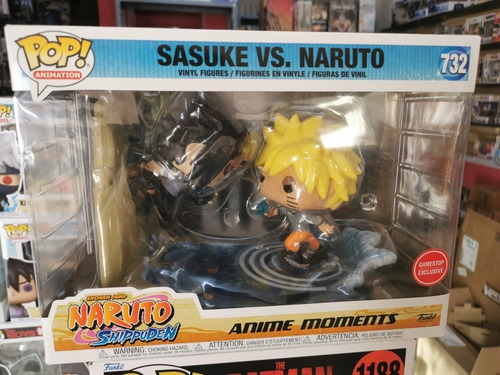 Imagen 3 de 3 de Naruto Vs Sasuke Moment Funko Pop Gamestop Exc