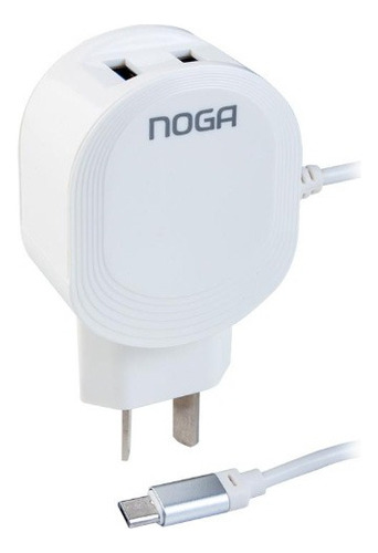 Cargador Carga Rapida Usb-c Noga Ngh-3 Usb-c Color Blanco