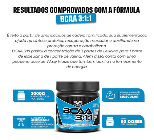 Bcaa 3.1.1 en polvo, 300 g, sabor: uva verde, aminoácidos esenciales, absorción rápida