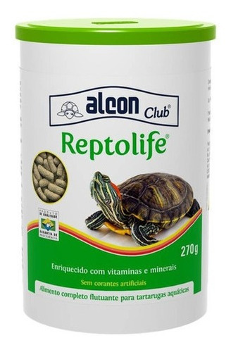 Imagem 1 de 3 de Ração Alcon Reptolife 270g - Ração P/ Tartarugas