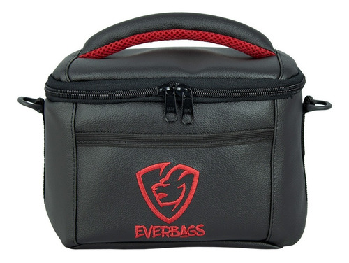 Imagem 2 de 9 de Bolsa Térmica Fitness Necessaire Marmita Lancheira Preta Fit