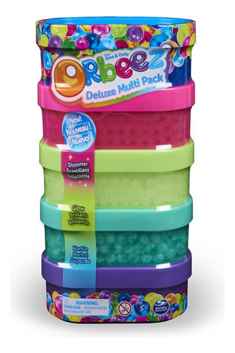 Orbeez Set De 5 Contenedores Con 2,000 Orbeez +5 Años Color Multicolor