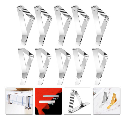 Pinza Para Manteles Plug, 24 Unidades