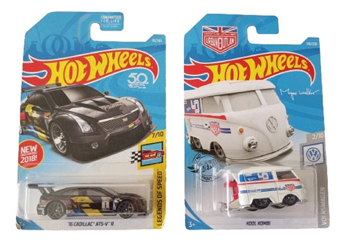 Hot Wheels Combo Volkswagen Kool Kombi Y Cadillac Ats-v 2016