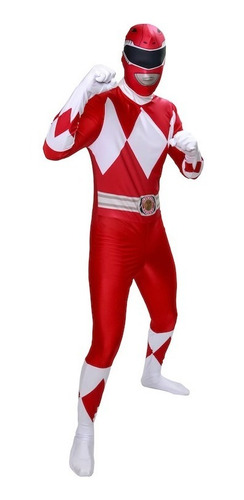 Disfraz Power Ranger Mighty Morphin Rojo Original Hombre