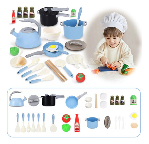 Juego De Cocina 32 Piezas/set De Juego De Cocinar /infantil
