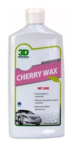 Imagen 2 de 3 de 3d Detailing Cherry Wax Cera Crema Wet Look 473ml