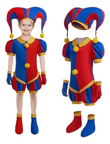 Disfraz De The Amazing Digital Circus Pomni Cosplay Adultos