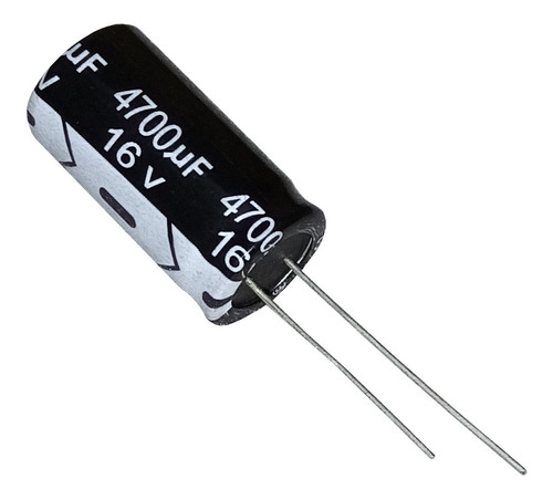 Capacitor 4700 Uf 16v Filtro Condensador ( Paquete 6 Pza )