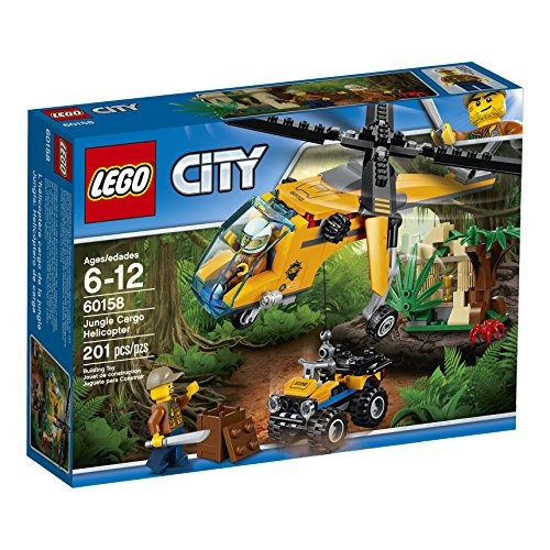 Lego City Jungle Explorers Jungle Cargo Helicopter 60158 Kit