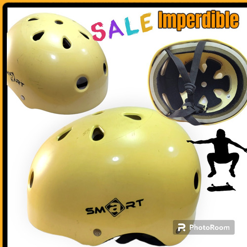 Casco Smart Skate Bicicleta Roller Scooter L Imperdible !!!