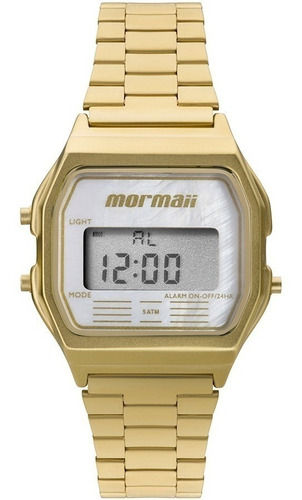 Relógio Mormaii Feminino Dourado Digital Garantia Original