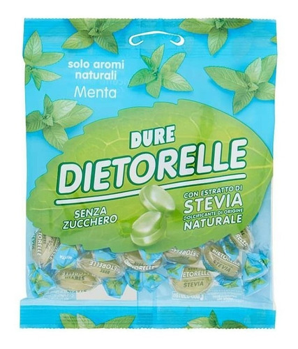 Bala Dura De Menta Com Estévia Dietorelle 70g