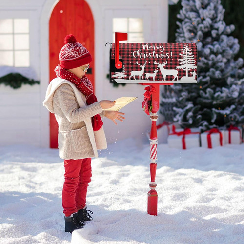 Aslsiy Fundas Magníticas Para Buzón De Árbol De Navidad, Dis