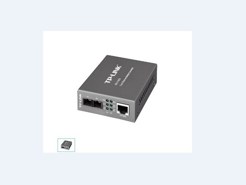 Convertidor F/o Monomodo Sc Rj-45 Tp-link 