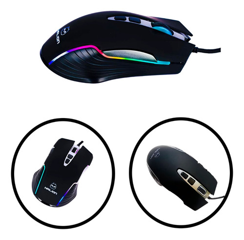 Mouse Gamer Halion Rocker Ha-m534 Rgb 8b