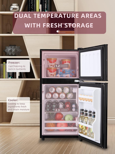 Refrigerador Compacto De 7 Niveles Ideal Para Apartamento Of
