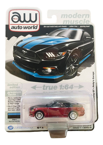 Auto World Ford Mustang Gt 2015 Chase 1/64