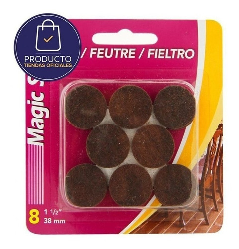 Imagen 1 de 5 de Oferta Del Dia Tope Para Muebles Set X 8 Piezas Magic Slider