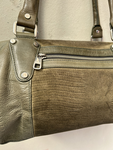 Cartera Verde Lazaro Cuero Verde (Usado)