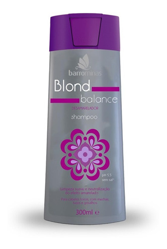 Desamarelador Shampoo Blond Barrominas 300ml.