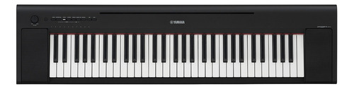 Teclado Portátil De 61 Teclas Yamaha Np15b Color Negro