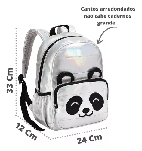 Mochila 'gato' brilhante