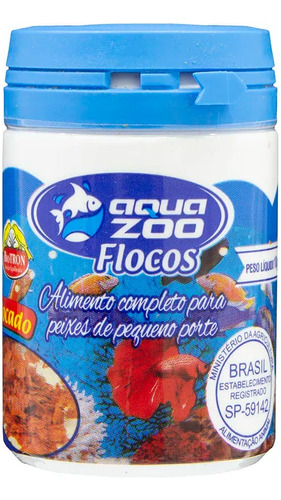 Alimentação Para Aquáticos Aqua Zoo Flocos Betta, Neon- 10 G
