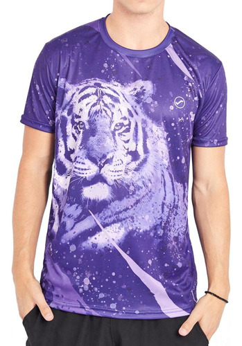 Remera Tenis Snauwaert Tiger Vt Hombre