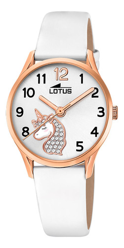 Reloj 18407/k Lotus Blanco Mujer Revival