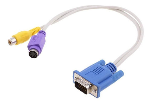 Vga A S-video / Rca Convertidor Adaptador Cable Cable