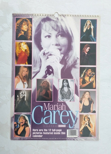 Mariah Carey Calendario 1999 Completo Fotos Poster Belgrano