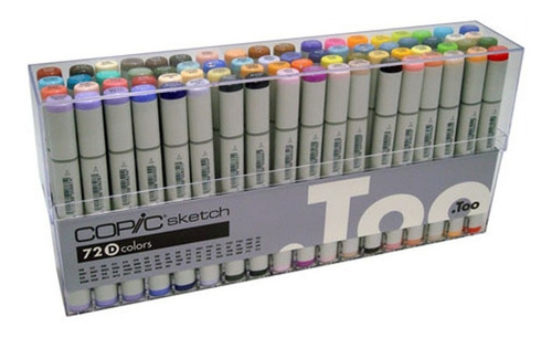 Marcadores Copic Sketch X 72 Linea D  Doble Punta