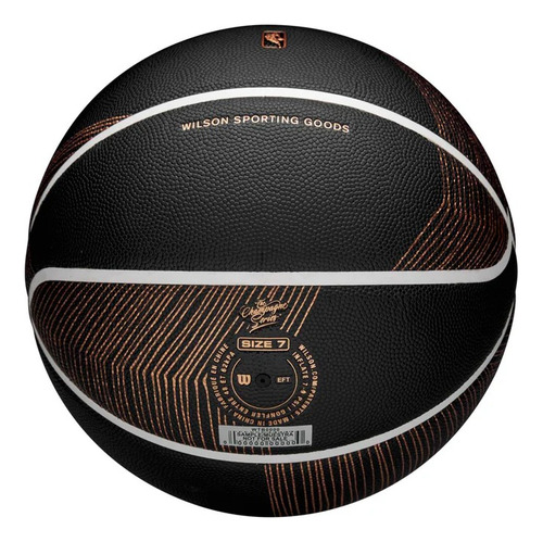 Balón Basquetbol Nba Sophistication #7 Wilson Negro