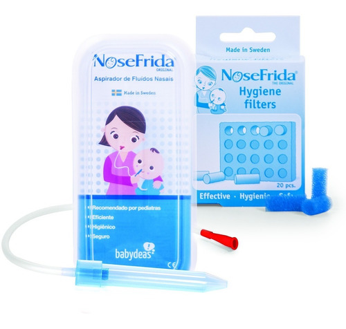 Nosefrida ® Original + 24 Filtros (com Estojo De Brinde)