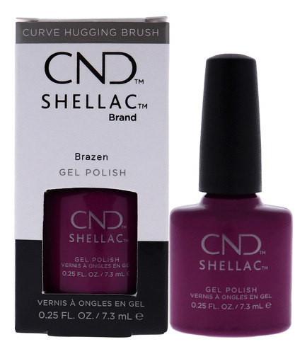 Esmalte De Uñas Cnd Shellac Brazen 7ml Para Mujer