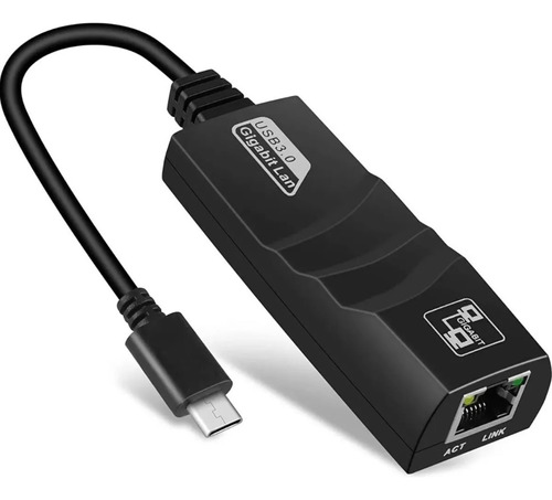 Adaptador Usb-c A Rj45 Gigabit Ethernet Tarjeta De Red Cable