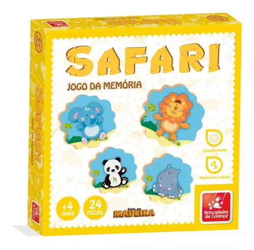 Jogo Da Memoria Safari Jogo De Tabuleiro E Cartas Jogo Da Memoria