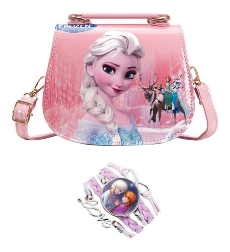 Bolsa Frozen Elsa Para Niña - Bolso Bandolera Muffin